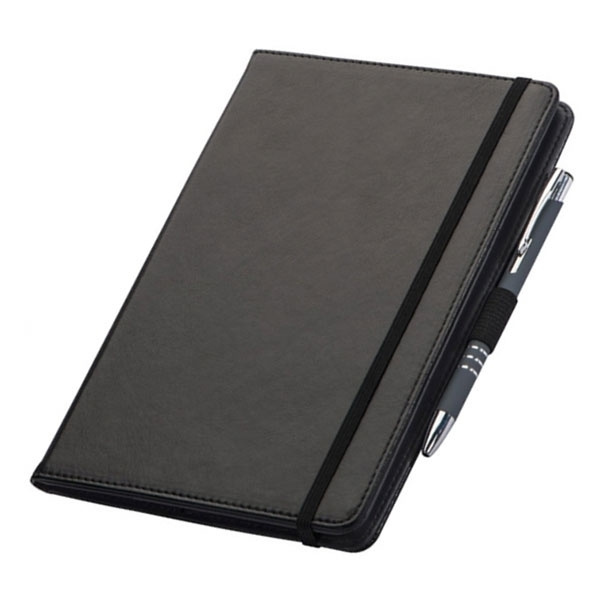 Logo trade promotional item photo of: A5 Note book PERUGIA
